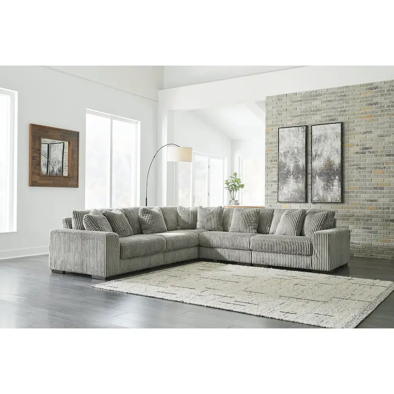 Signature Design by Ashley Lindyn 5-Piece Sectional - 133W x 133D x 38H