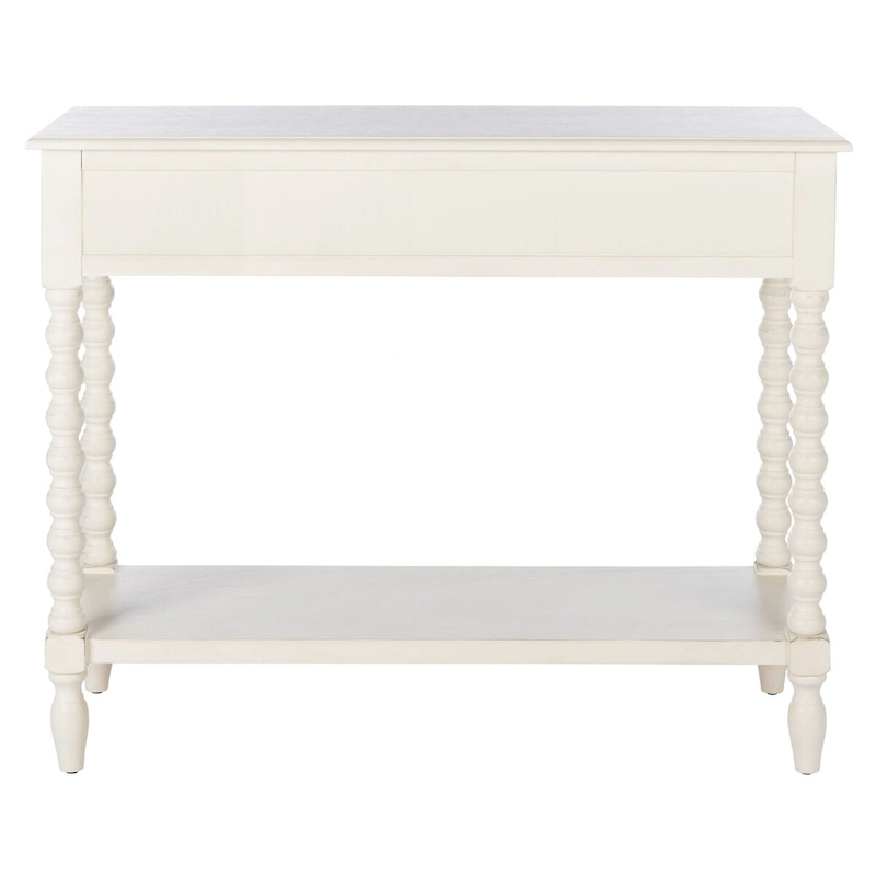 SAFAVIEH Henretta 2-Drawer Console Table - 35.5  W x 13  L x 29.5  H - 35.5  W x 13  L x 29.5  H - 36Wx13Dx30H