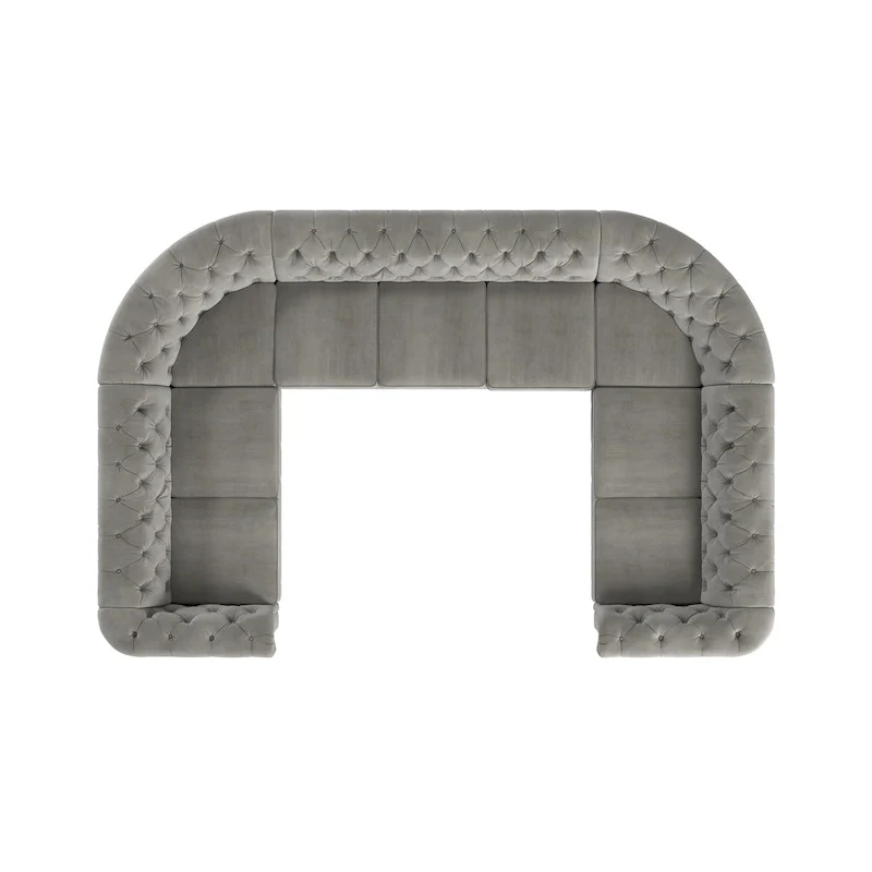 Knightsbridge Chesterfield U-shaped Sectional by iNSPIRE Q Artisan