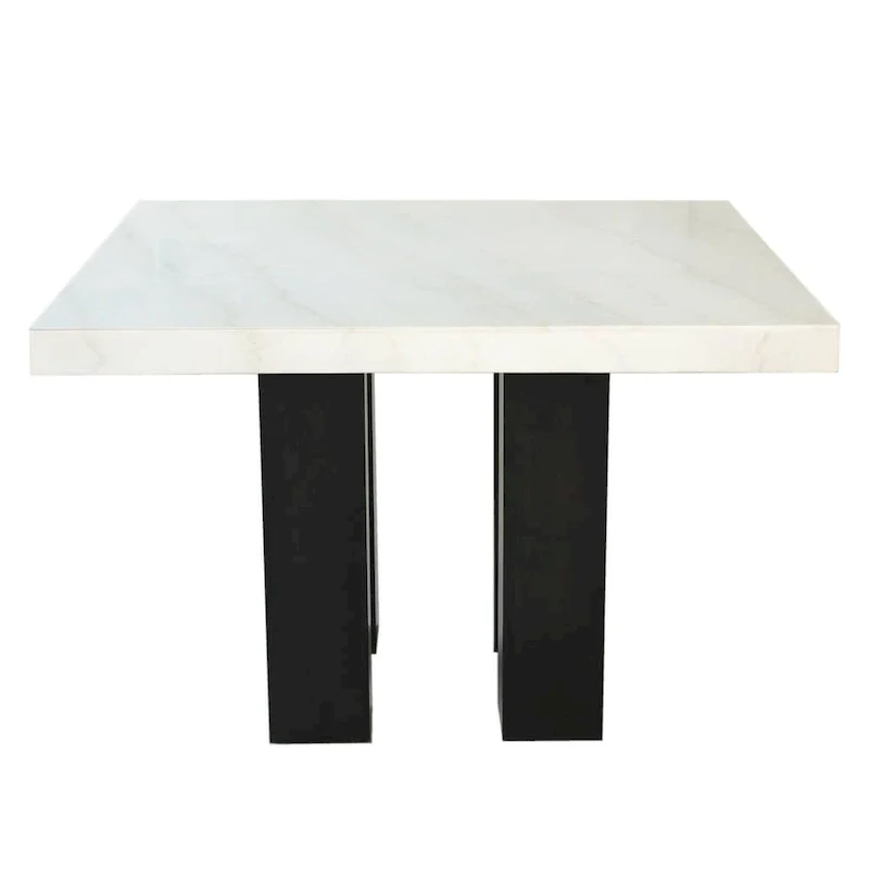 54-inch Square Standard Height Dining Table - White