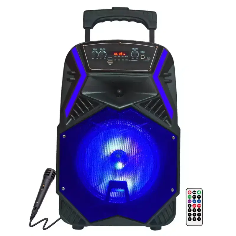 TOPTECH Angel-8 8 Portable Bluetooth Party Speaker with LED Lights and Remote