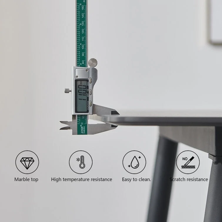 70.8  Rectangle Dining Table with Stone Top