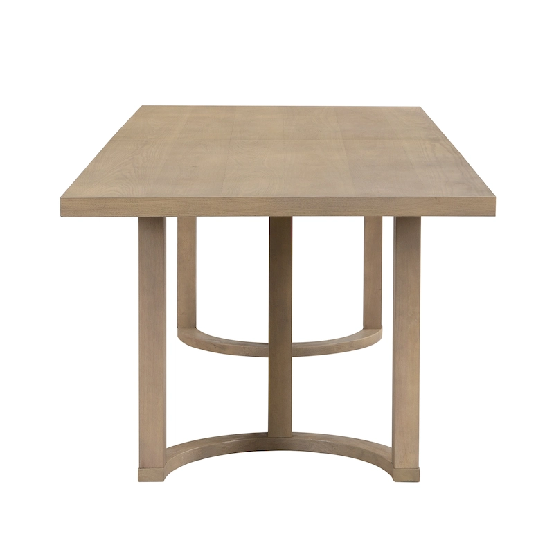 Kenneth Modern 95-Inch Dining Table with U-Shaped Trestle Base by Christopher Knight Home