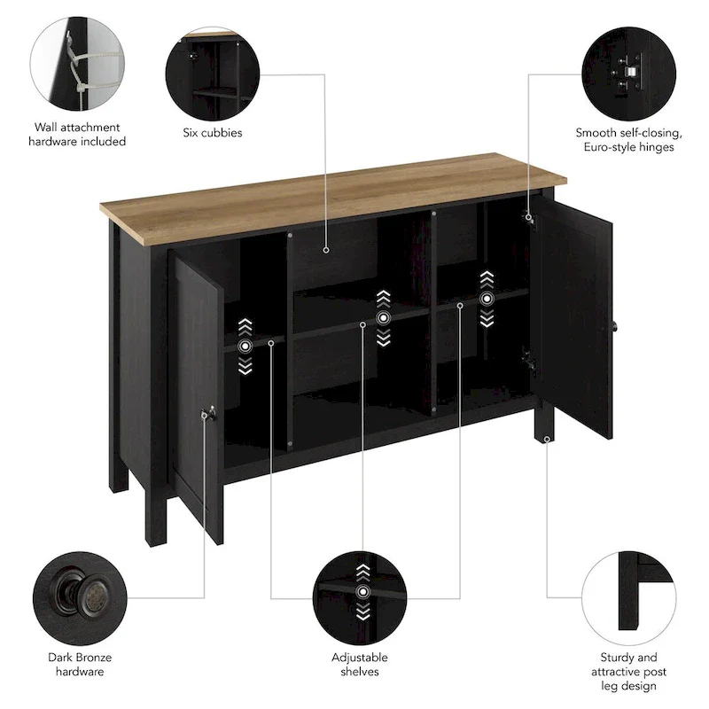Mayfield 48W Tall TV Stand Media Console.