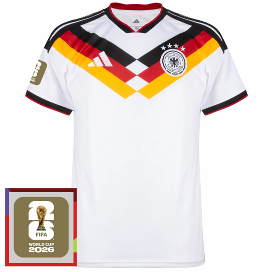 Germany Home Jersey 2026-2027 incl. FIFA World Cup 2026 Winners Edition Patch