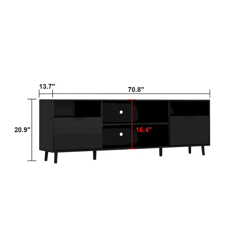 Ambient Electric Fireplace and Durable TV Stand Energy Efficient