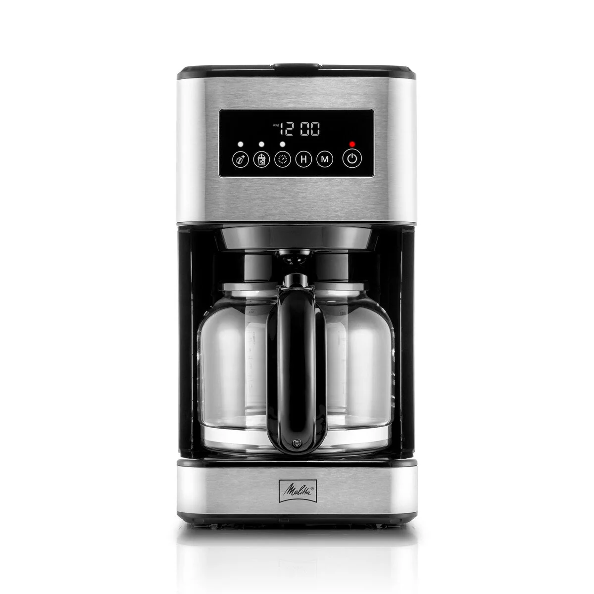 Melitta Aroma Tocco Plus 12-cup Hot and Iced Drip Coffee Maker with Glass Carafe and Touch Control Display