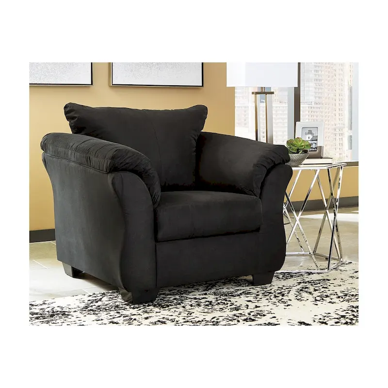 Darcy Contemporary Black Chair