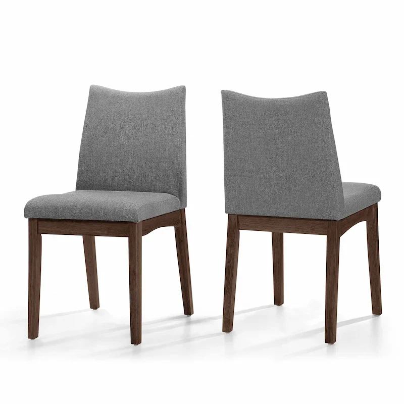 Dimitri Mid-Century Fabric Dining Chair (Set of 2) by Christopher Knight Home