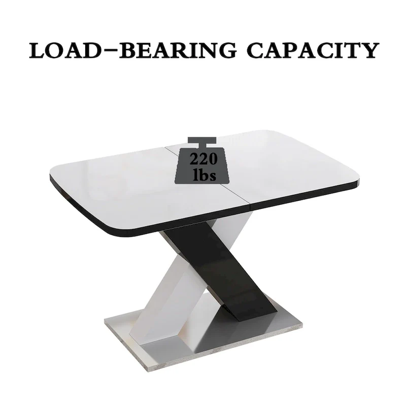 Modern Expandable Square Dining Table