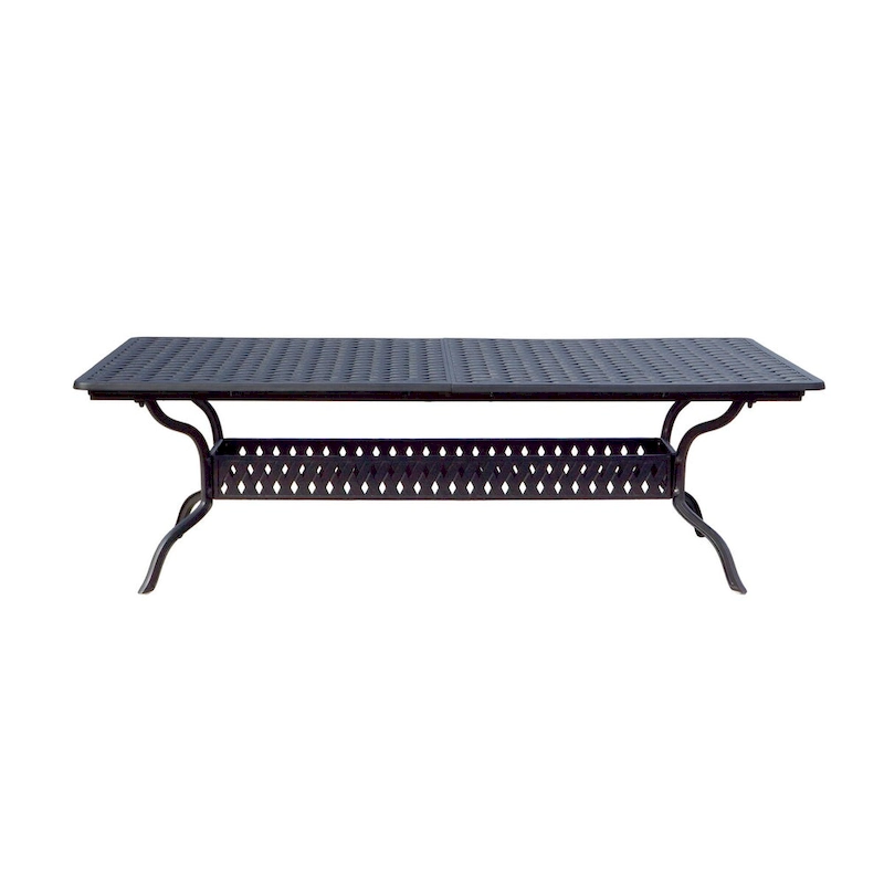 Nassau 11-Piece Patio Dining wtih 42 x 92 / 42 x 120 Rectangular Extension Dining Table