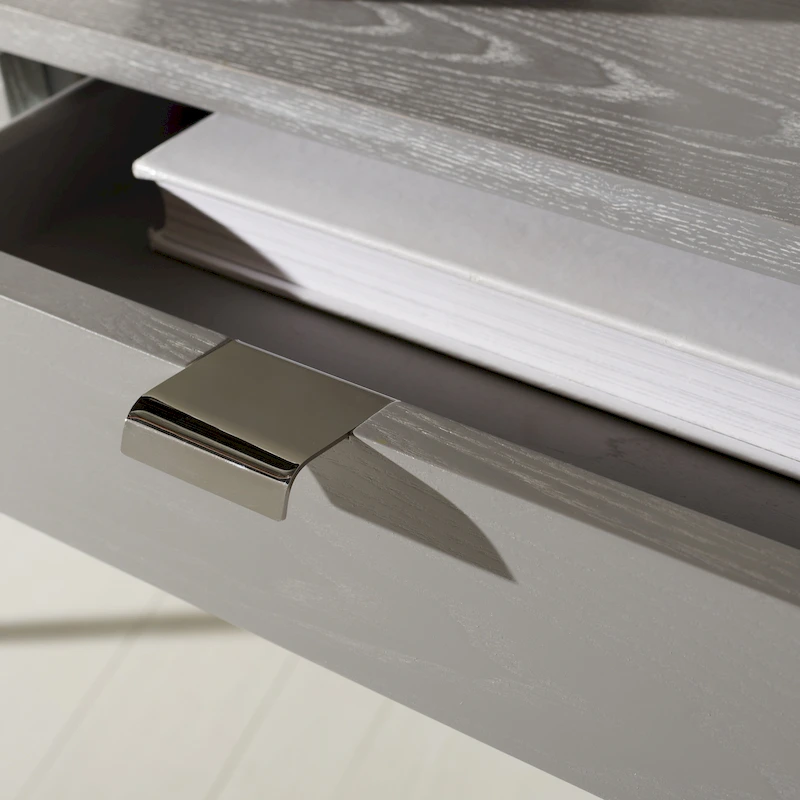 SAFAVIEH Couture Radunka 3-Drawer Smoked Eucalyptus Writing Desk