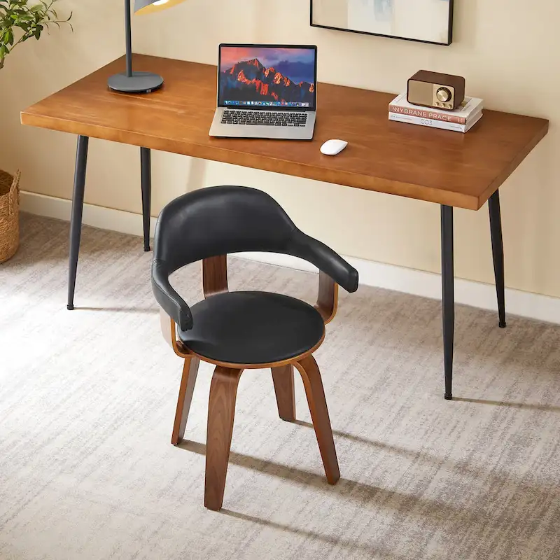 Art Leon Mid-century Modern Swivel Accent Chair