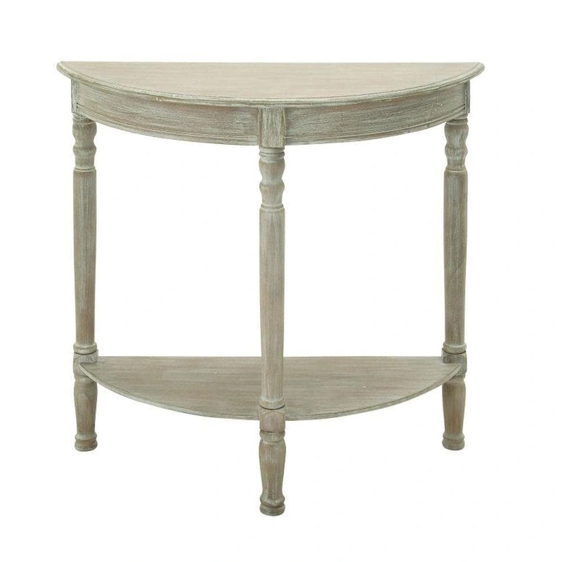 Ninette Half Moon Entryway Console Accent Table