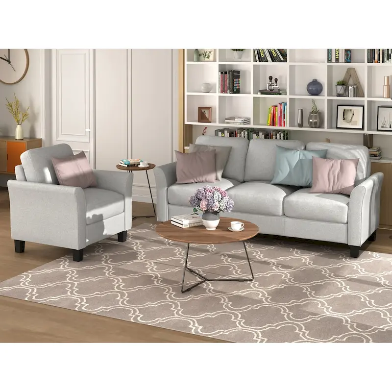 Living Room Furniture Chair And 3-Seat Sofa