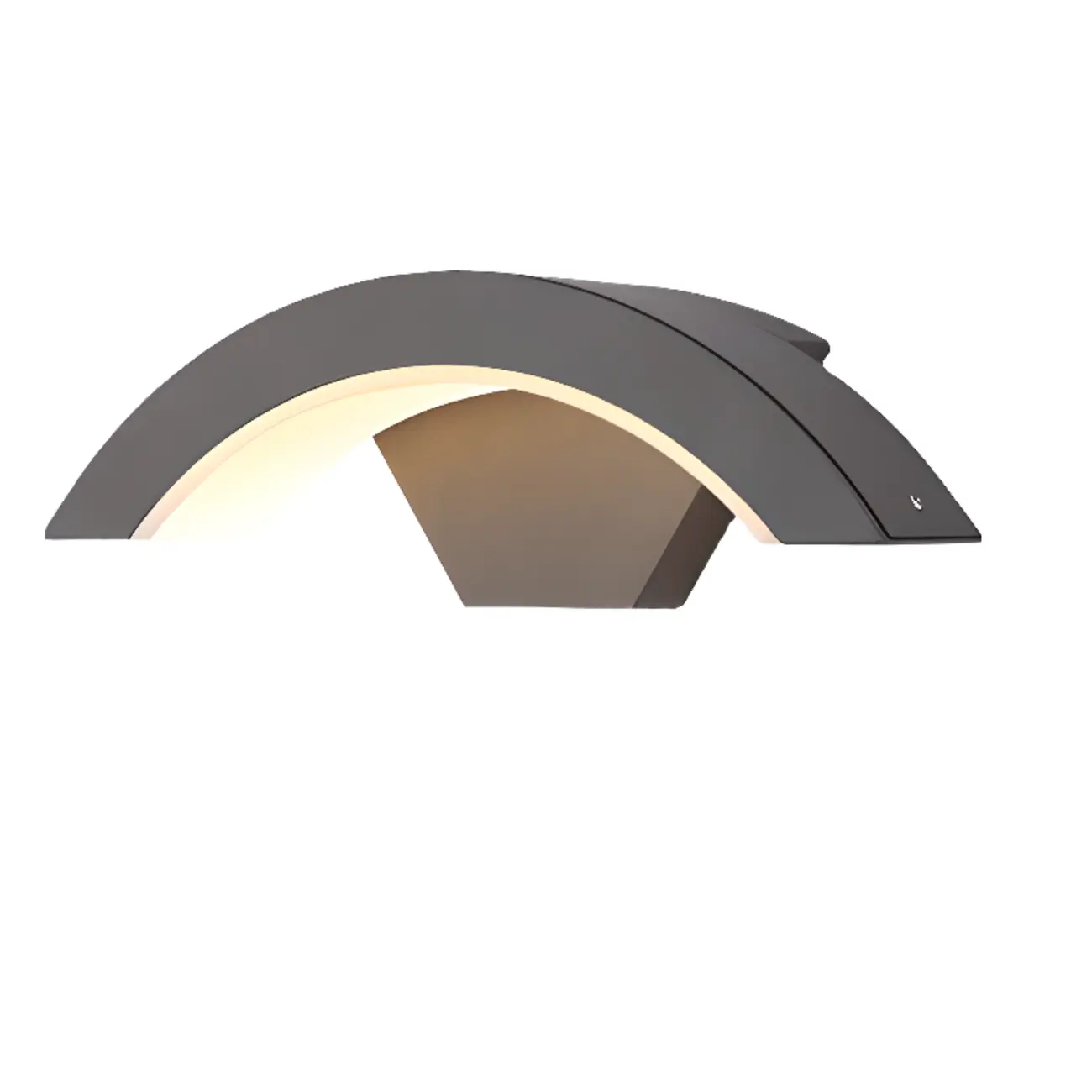 Modern Mini Metal Arc Outdoor LED Wall Light Weatherproof