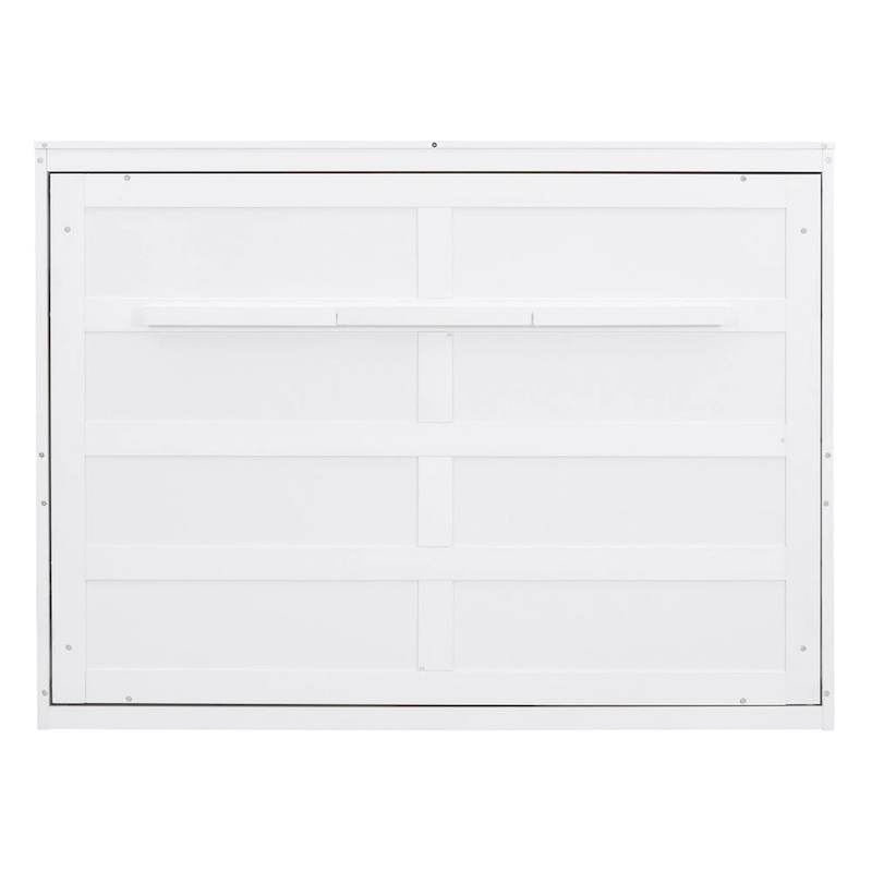 Full Wooden Wall Murphy Bed, Space-Saving