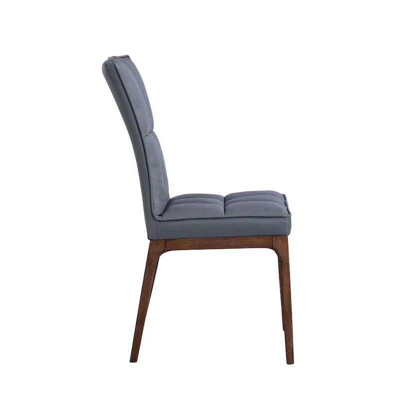 Somette Modern Tufted Side Chair with Solid Wood Frame, Set of 2