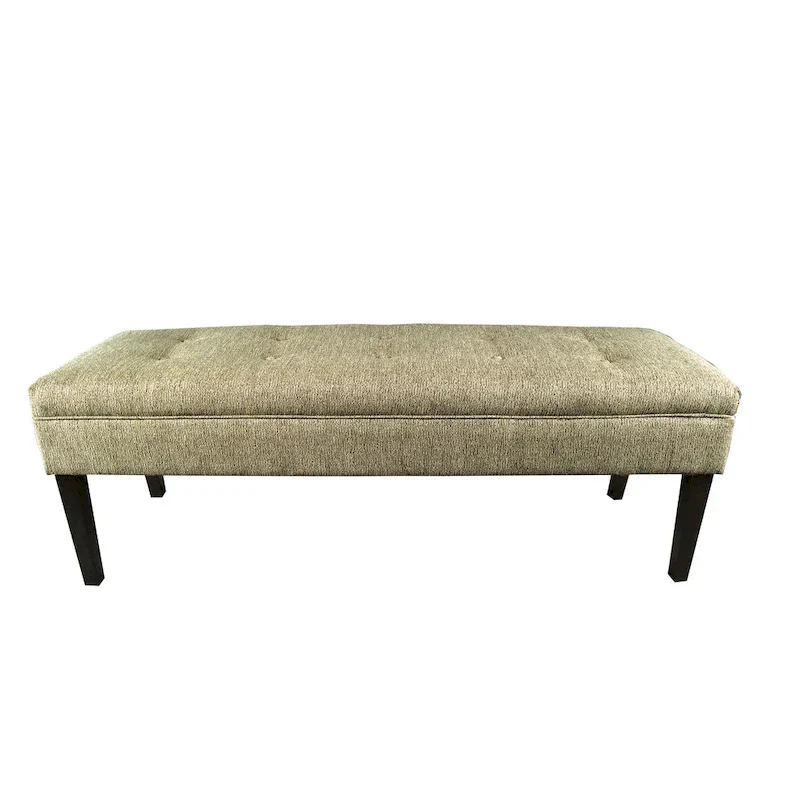 Button Tufted Upholstered Bench - 55 Long - Multiple Colors