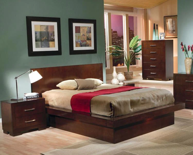 Jessica Platform Bed With Lighted Rails