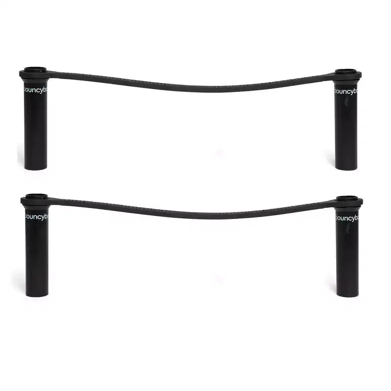Bouncybands for Extra-Wide School Desks, Black Tubes, Pack of 2