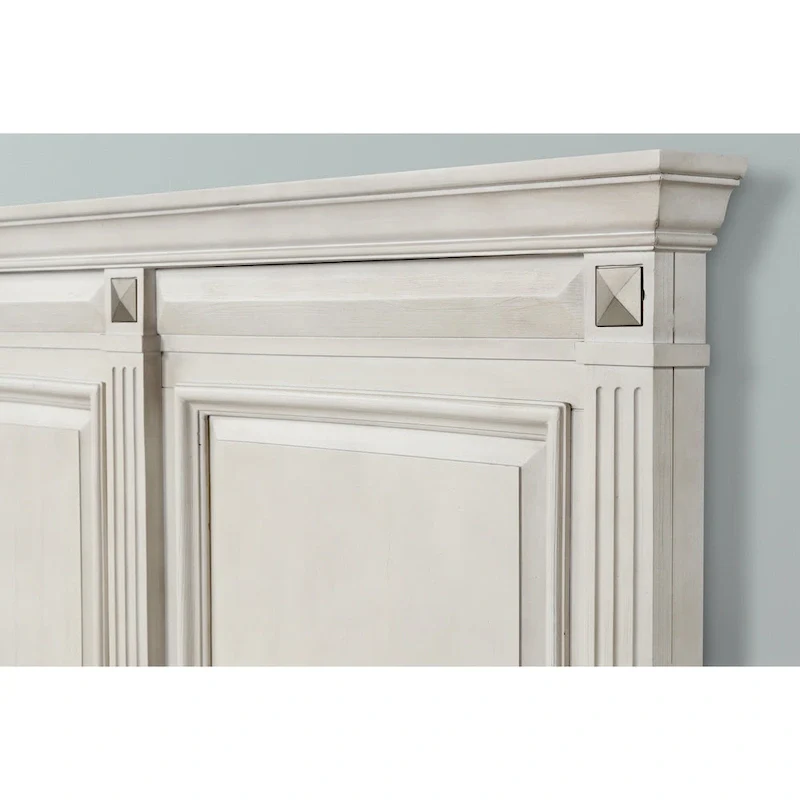 Renova Distressed Parchment Wood 5-piece Bedroom Set