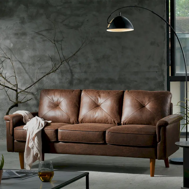 Cushion Wood Leg Indoor Sofa