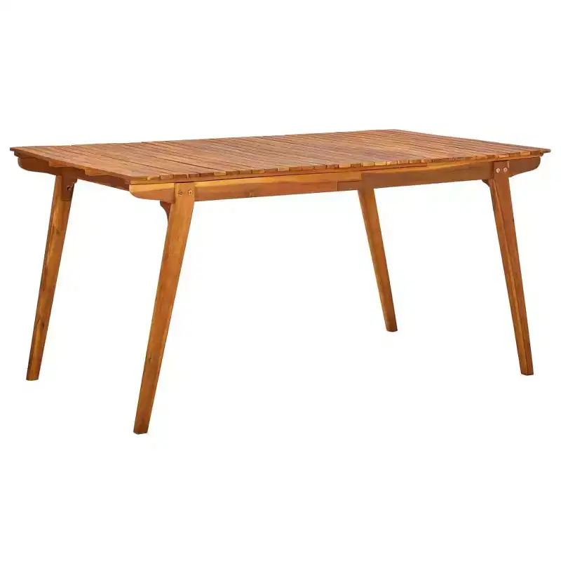 vidaXL Patio Table Outdoor Dining Table Garden Furniture Solid Wood Acacia