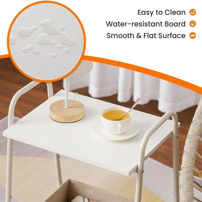 Side Table Set of 2 - 16.93D x 14.57W x 24.02H