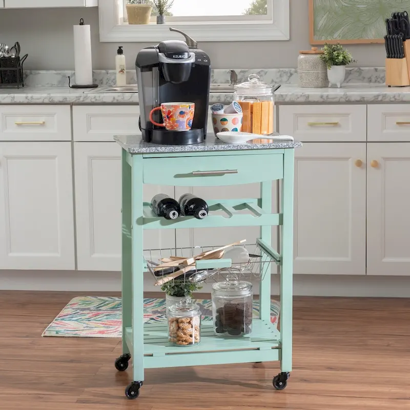 Jake Compact Mobile Rolling Kitchen Cart