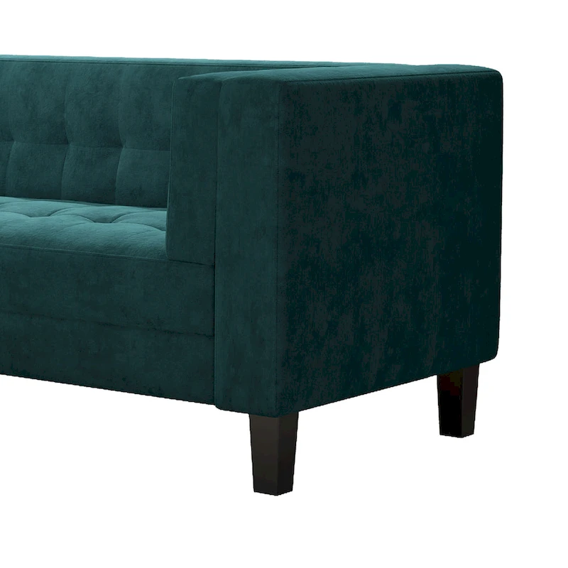 Viola Velvet Cushion 3-Seater Sofa Couch by Christopher Knight Home