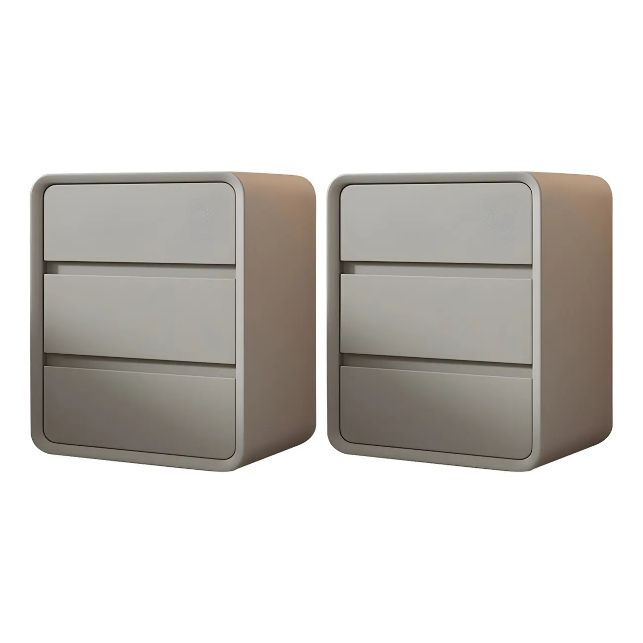 Scandinavian Wood Narrow Bedside Cabinet