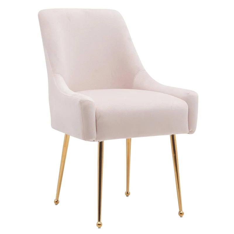 Tufted Velvet Upholstered Dining Chair Set of 2