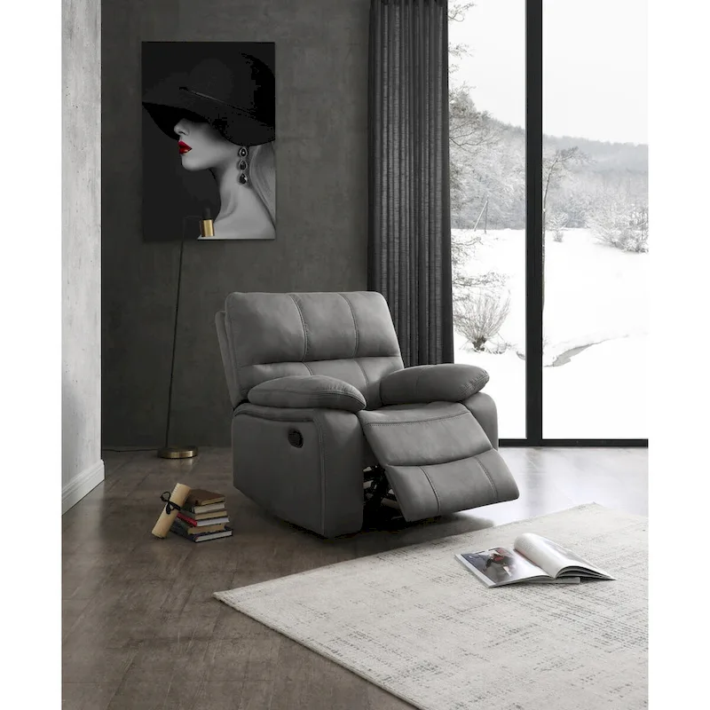 Microfiber Reclining Sofa, Loveseat and Chair