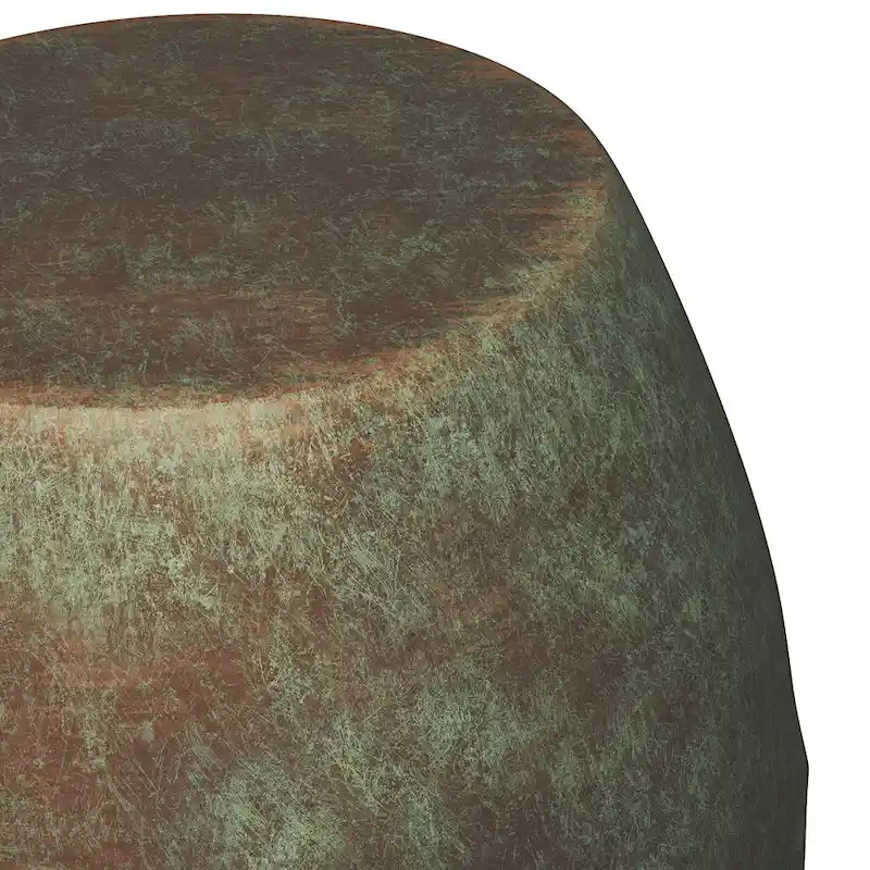 WYNDENHALL Cristy Industrial 16 inch Wide Metal Accent Side Table, Fully Assembled - 16 W x 16 D x 19.5 H