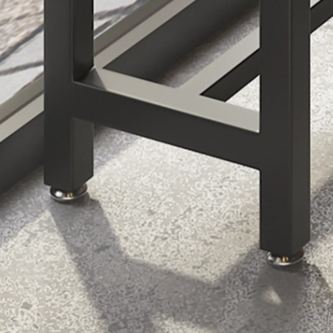 Natural Finish Rectangular Wood Metal Long Trestle Bar Table