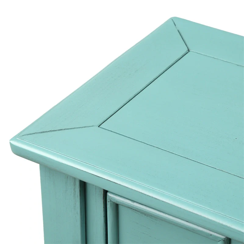 Harper & Bright Designs Rustic 4-drawers Long Entryway Console Table