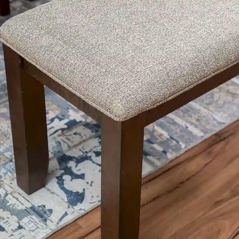 Stokes Brown Wooden 6-Piece Dining Set