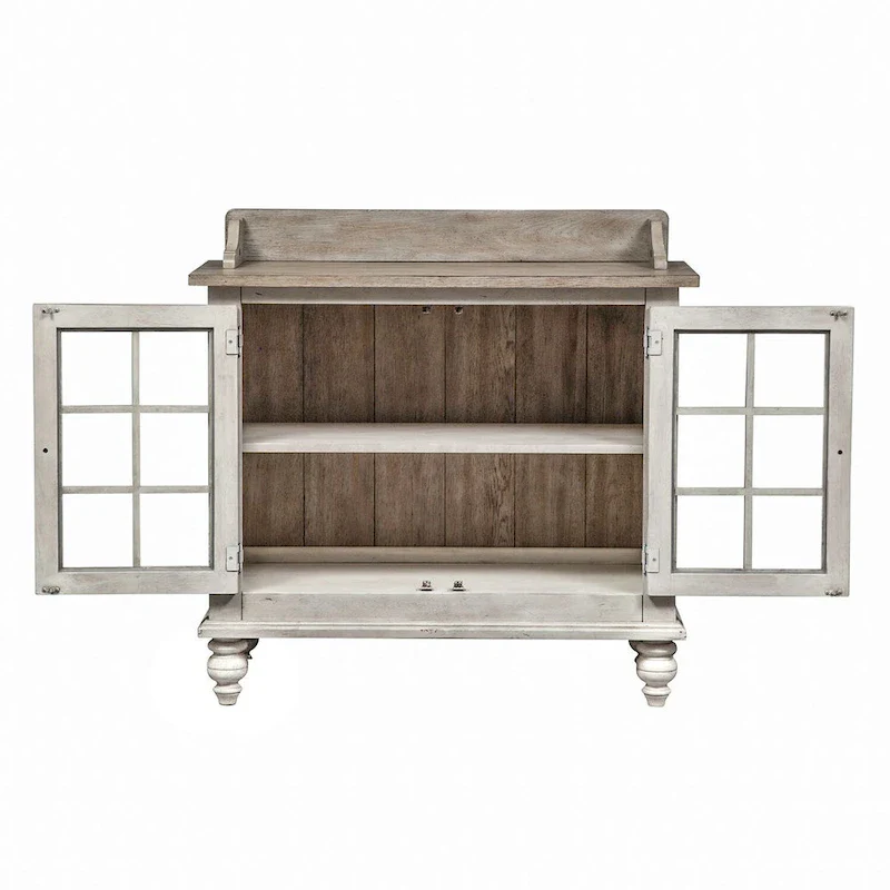 Antique Linen Weathered Gray Server