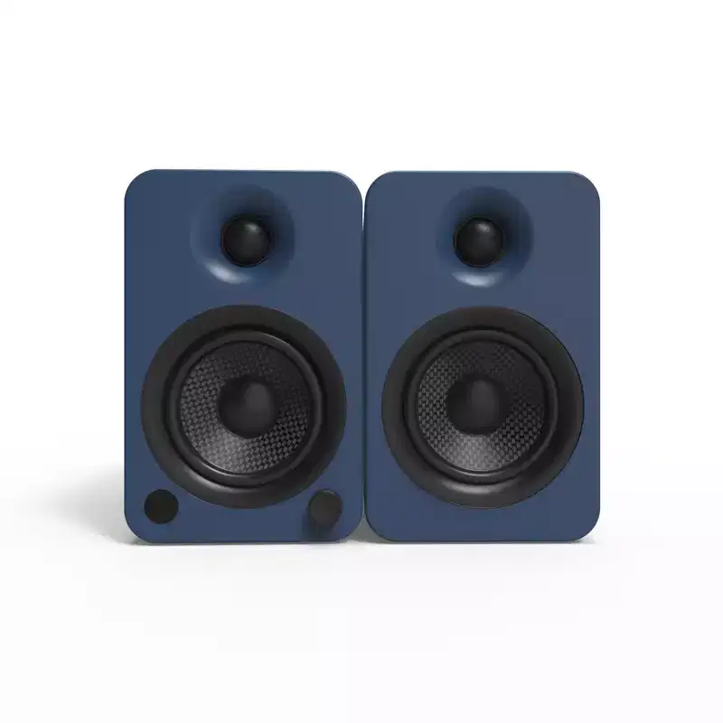 Kanto YU4 Powered Speakers with Bluetooth and Built-in Phono Preamp | Pair | Matte Blue