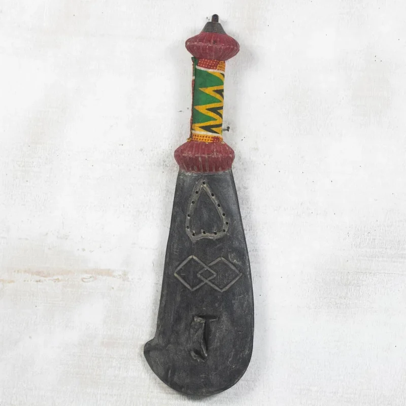 Handmade Chiefs Machete of Love and Justice Wood wall sculpture (Ghana) - 53 x 16 x 10