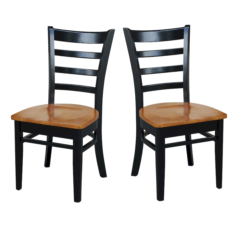 International Concepts Set of Two Emily Side Chairs