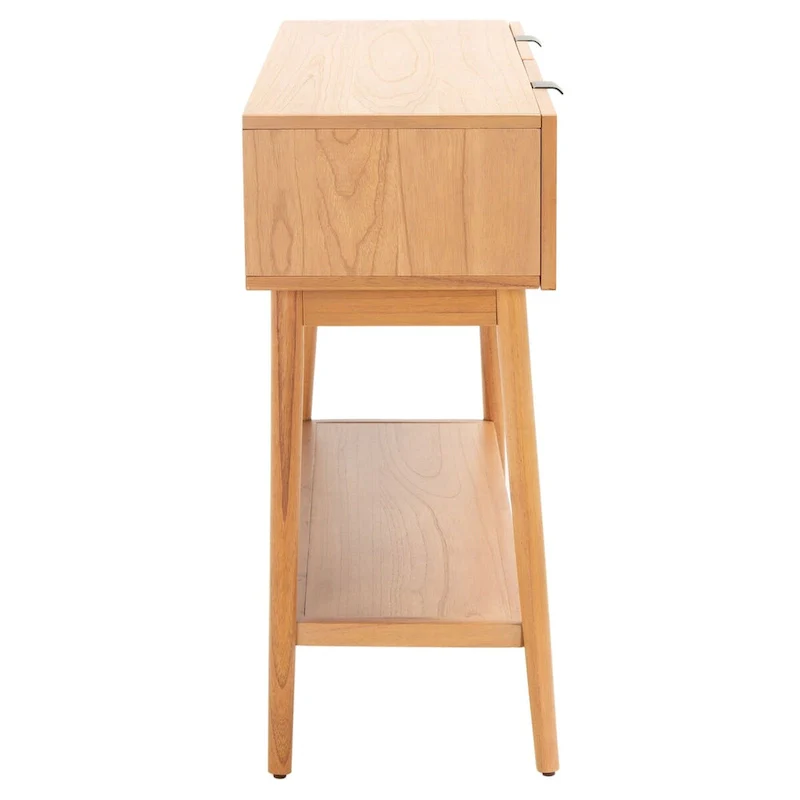 SAFAVIEH Capitola 2-Drawer Rattan Console Table - 42 In. W x 14 In. D x 31 In. H - 42Wx14Dx31H