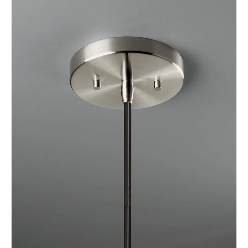 Justice Design Group Ceramic Discus Pendant - Bisque