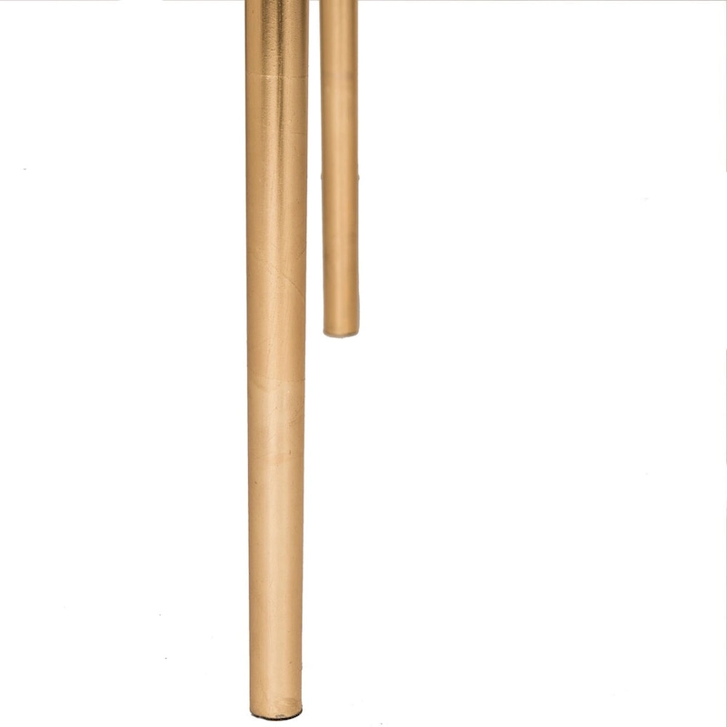 SAFAVIEH Julianne Antique Gold Leaf Coffee Table - 48 x 24 x 17.8 - 48Wx24Dx18H