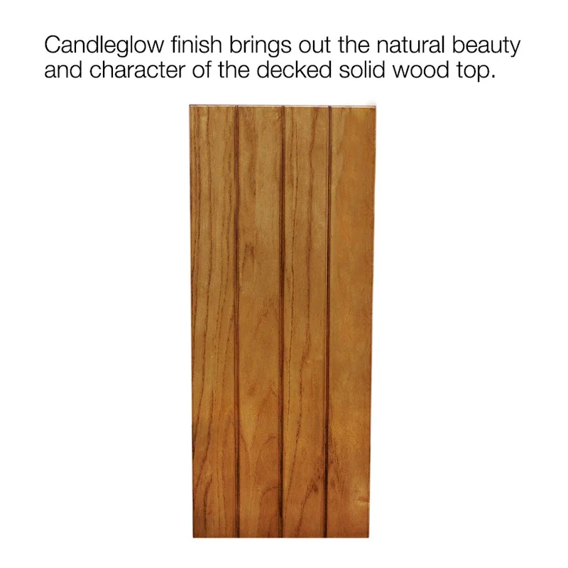 Leick Home 9010 One Drawer Bin Pull Narrow Side Table