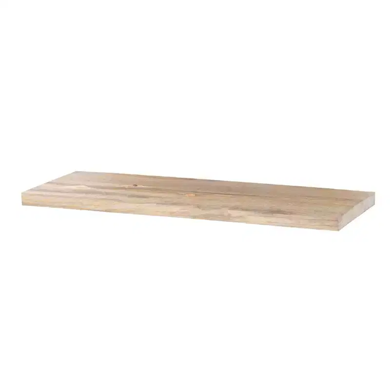 RESTORE Driftwood Tan 24 in. Wood Shelf (Wood Only) by Pipe Decor