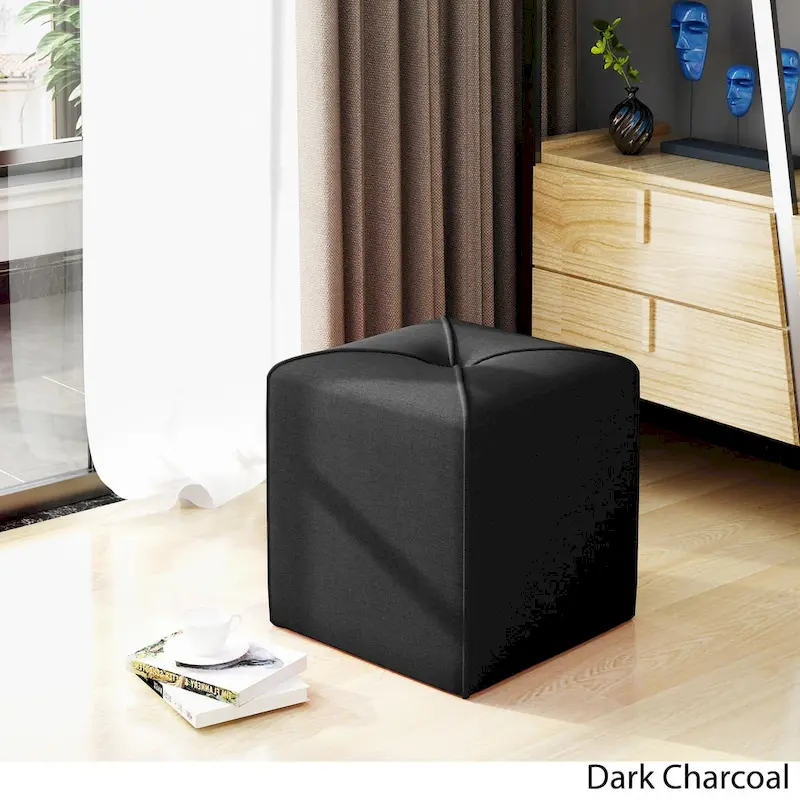 Kenyon Fabric Square Ottoman by