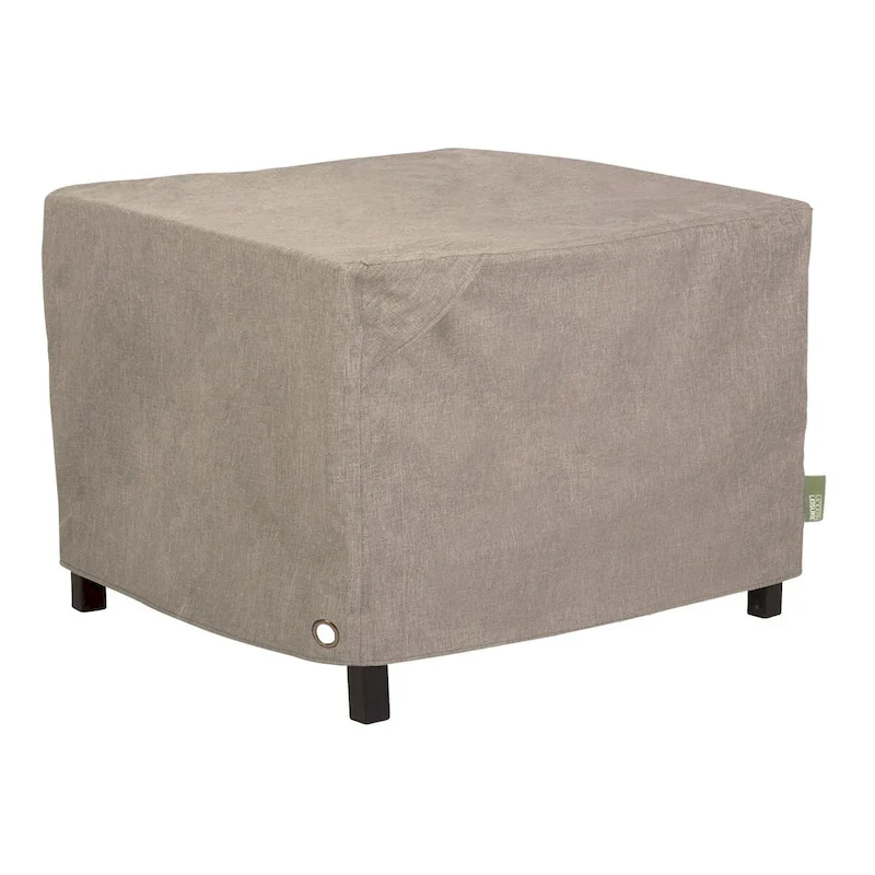 Modern Leisure Garrison Square Fire Pit Table Cover, Waterproof, 42  Square x 22 H, Sandstone
