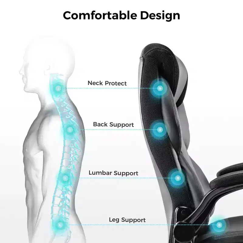 EUREKA ERGONOMIC Galene, Faux Leather Office Chair